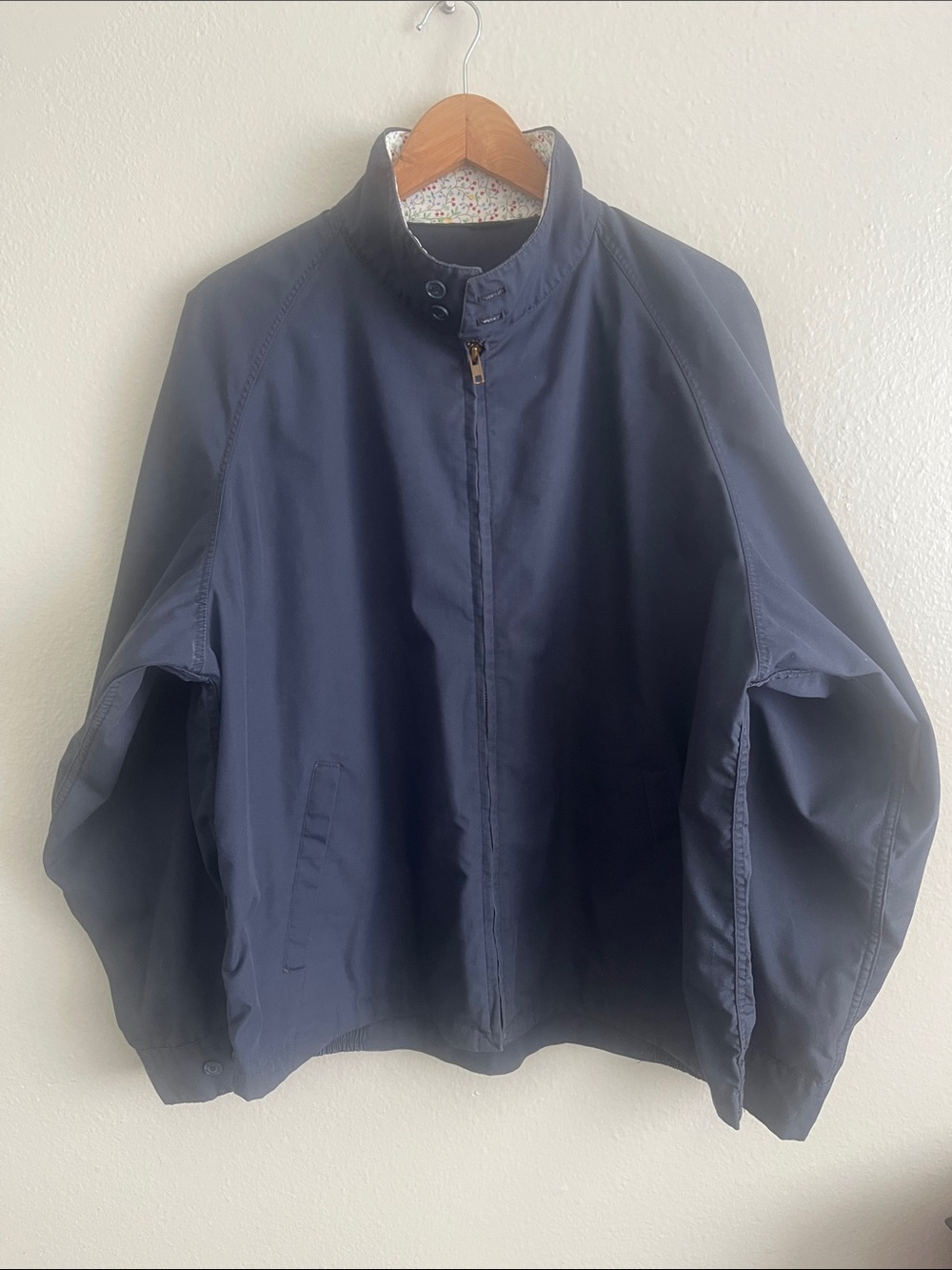 Vintage English Squire Men's Golfcore Windbreaker Mechanic USA Made